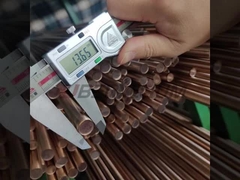 बेरीलियम कांस्य БрБ2 रॉड्स BrB2 बार GOST 15835 के अनुसार आकार 3mm 10mm 20mm 50mm 60mm